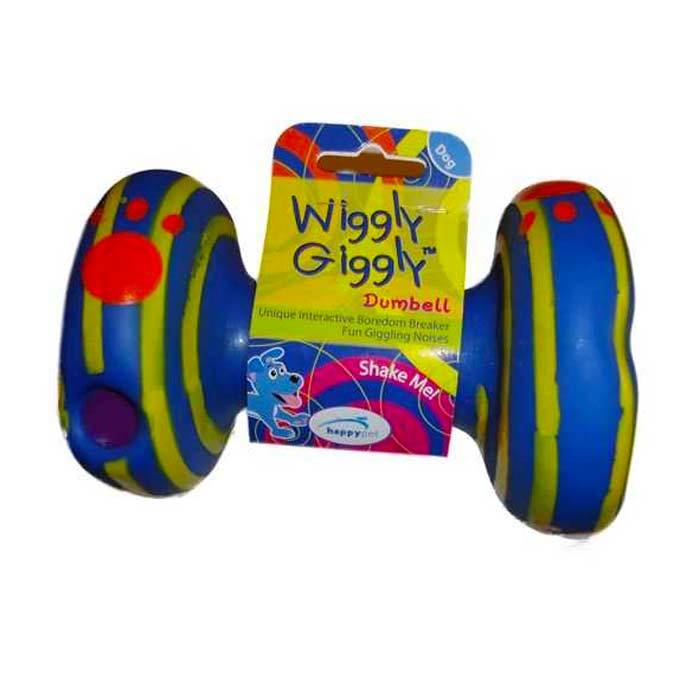 HappyPet WG57521 Wiggly Giggly Dumbell Mavi 15x1 Cm Petza