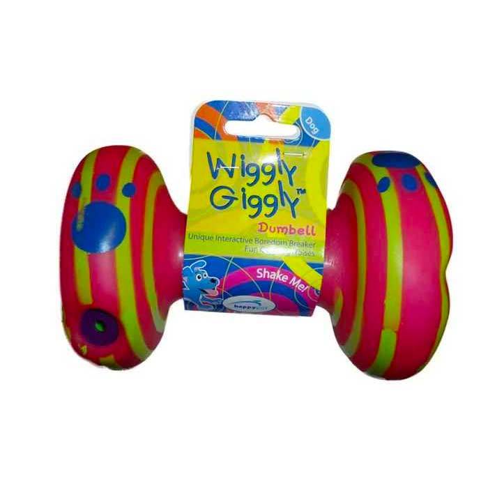 Happy Pet WG57521 Wiggly Giggly Dumbell Pembe 15x1 Cm Petza
