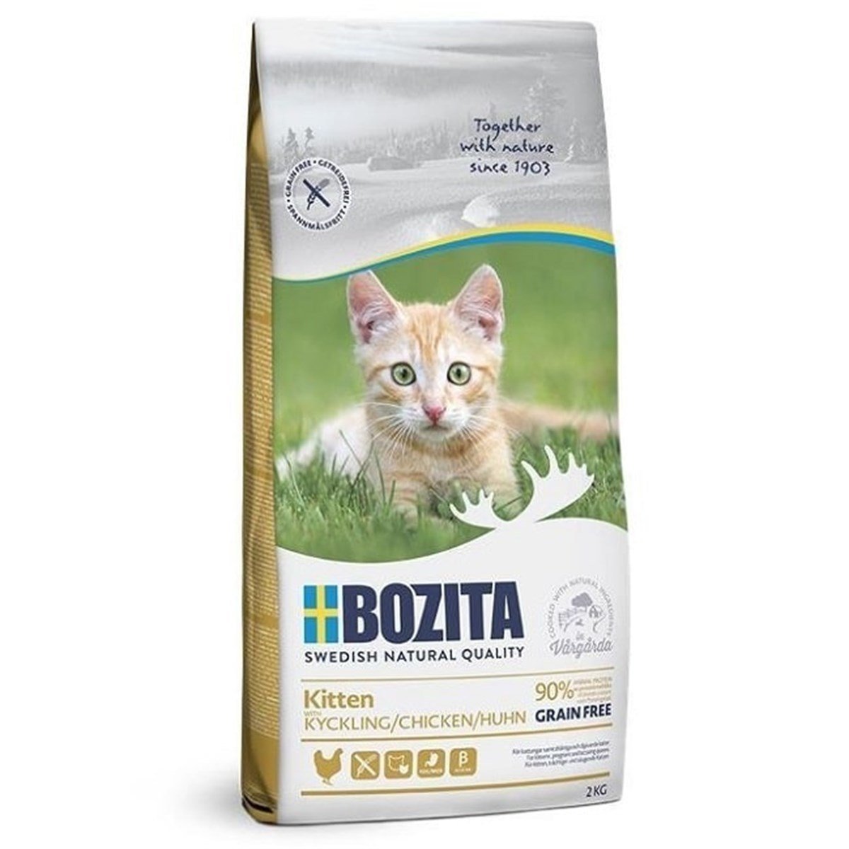 Bozita Kitten Tahılsız Yavru Kedi Maması 2 Kg Petza