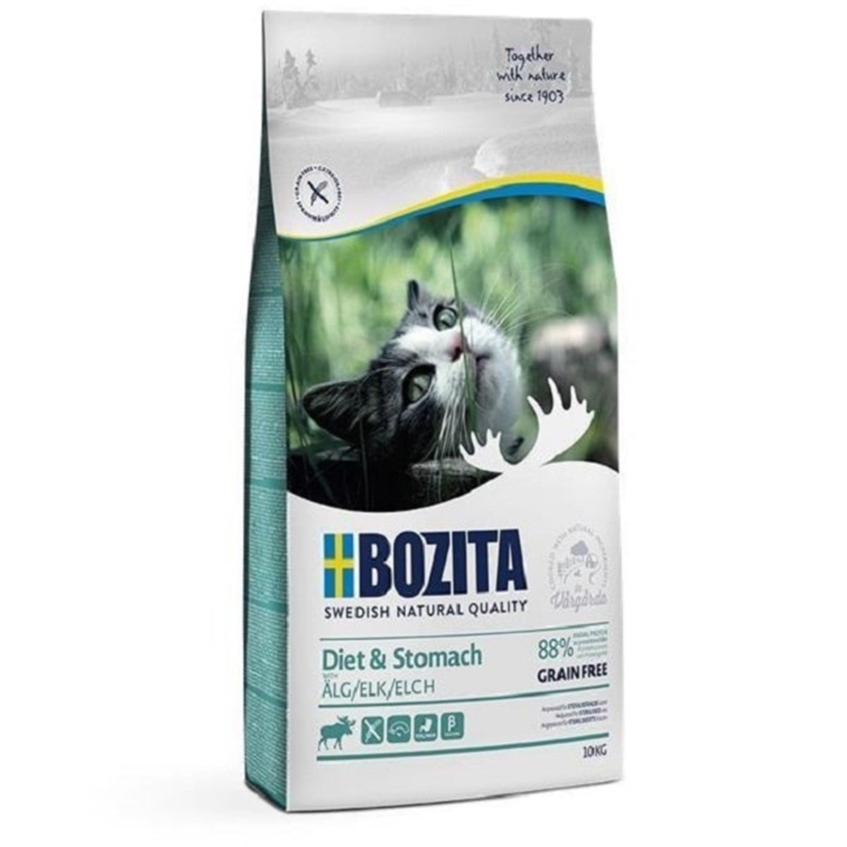 Bozita Sensitive Diet&amp;Stomach Tahılsız Kedi Maması 10 Kg Petza