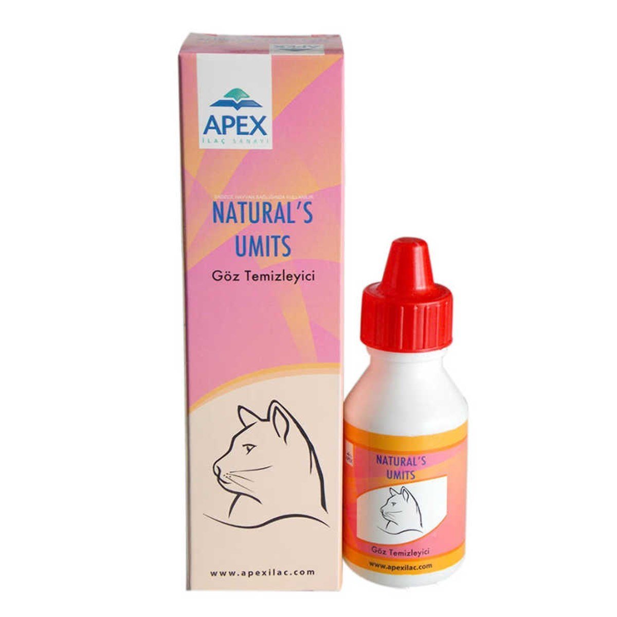 Apex Kedi Göz Temizleme Solüsyonu Petza