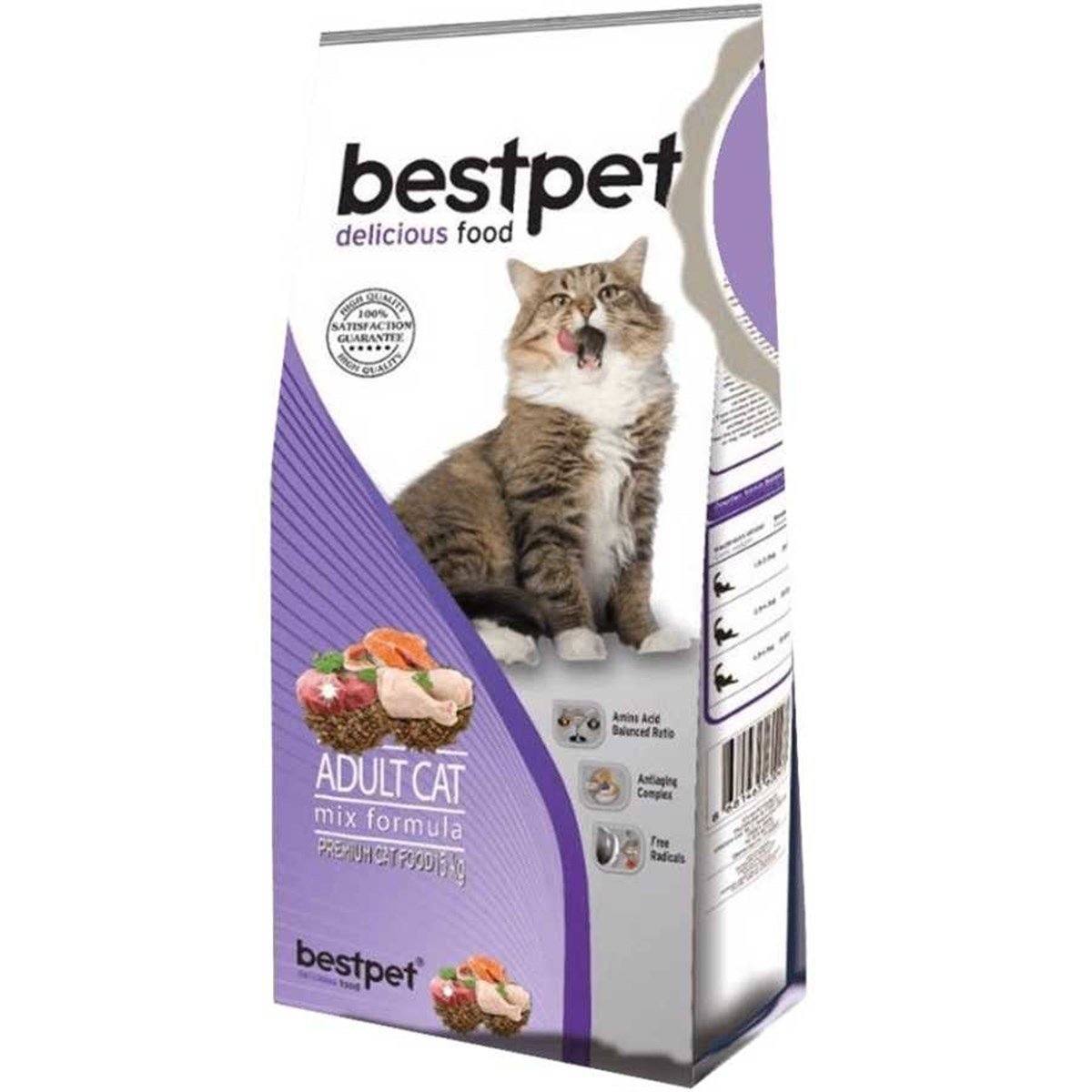 BestPet Karışık Etli Kuru Kedi Maması 15 Kg Petza