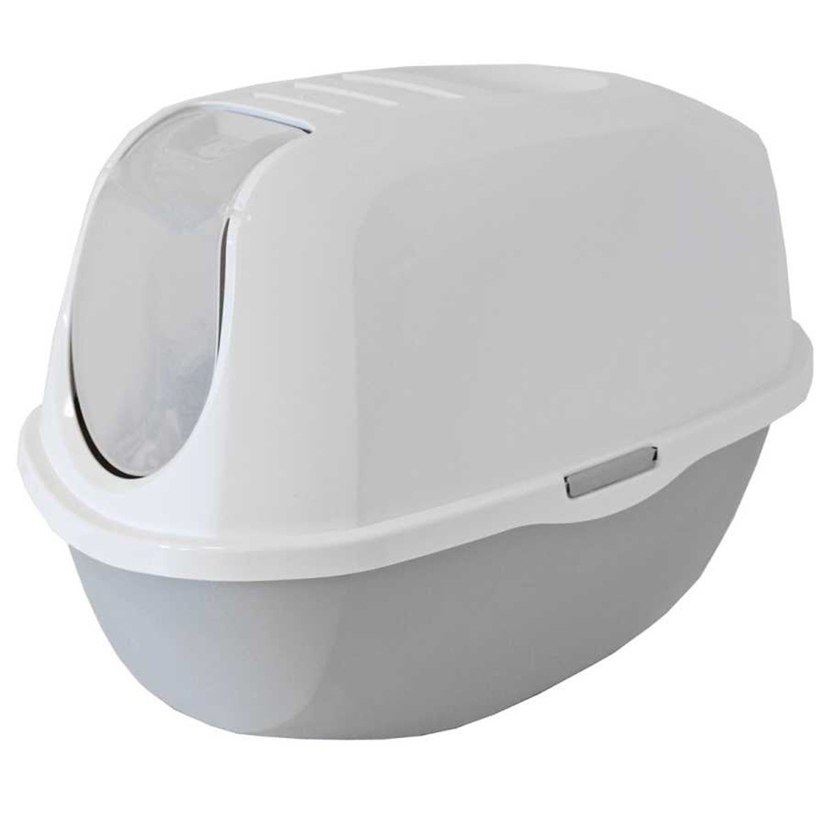 Moderna Smart Kapalı Kedi Tuvaleti 53 Cm Gri Petza