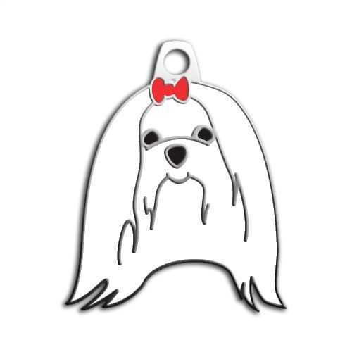 Dalis Pet Tag Maltese Terrier Kopek Kunyesi Petza