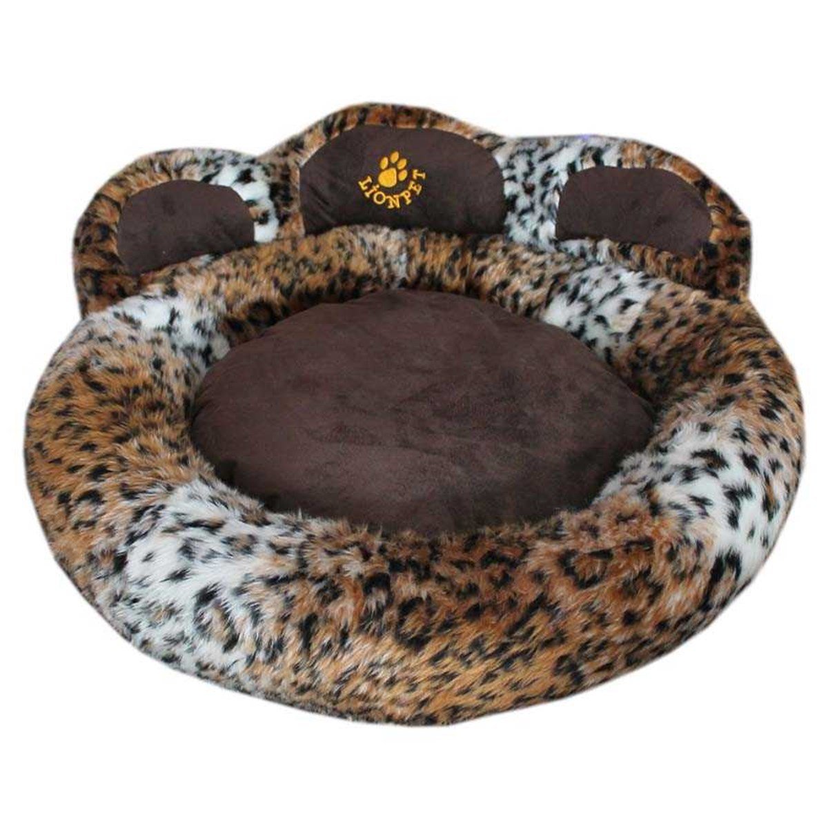 Lionpets Patili Simit Yatak Leopar Petza