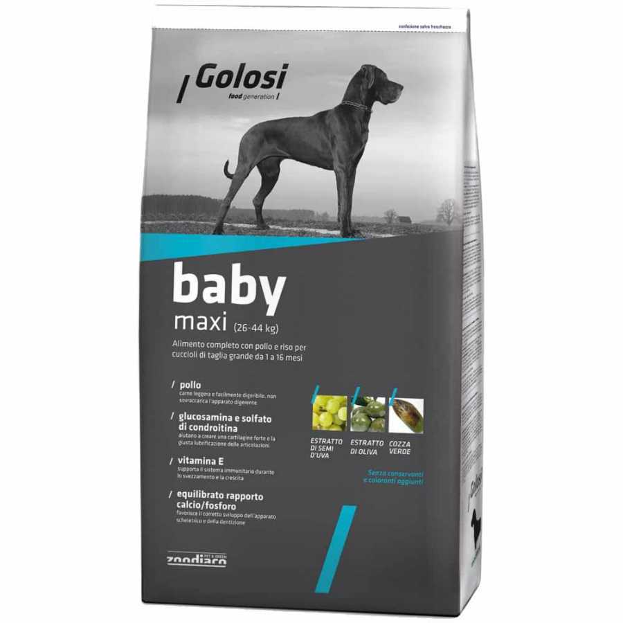 Golosi Baby Maxi Büyük Irk Yavru Köpek Maması 12 Kg Petza