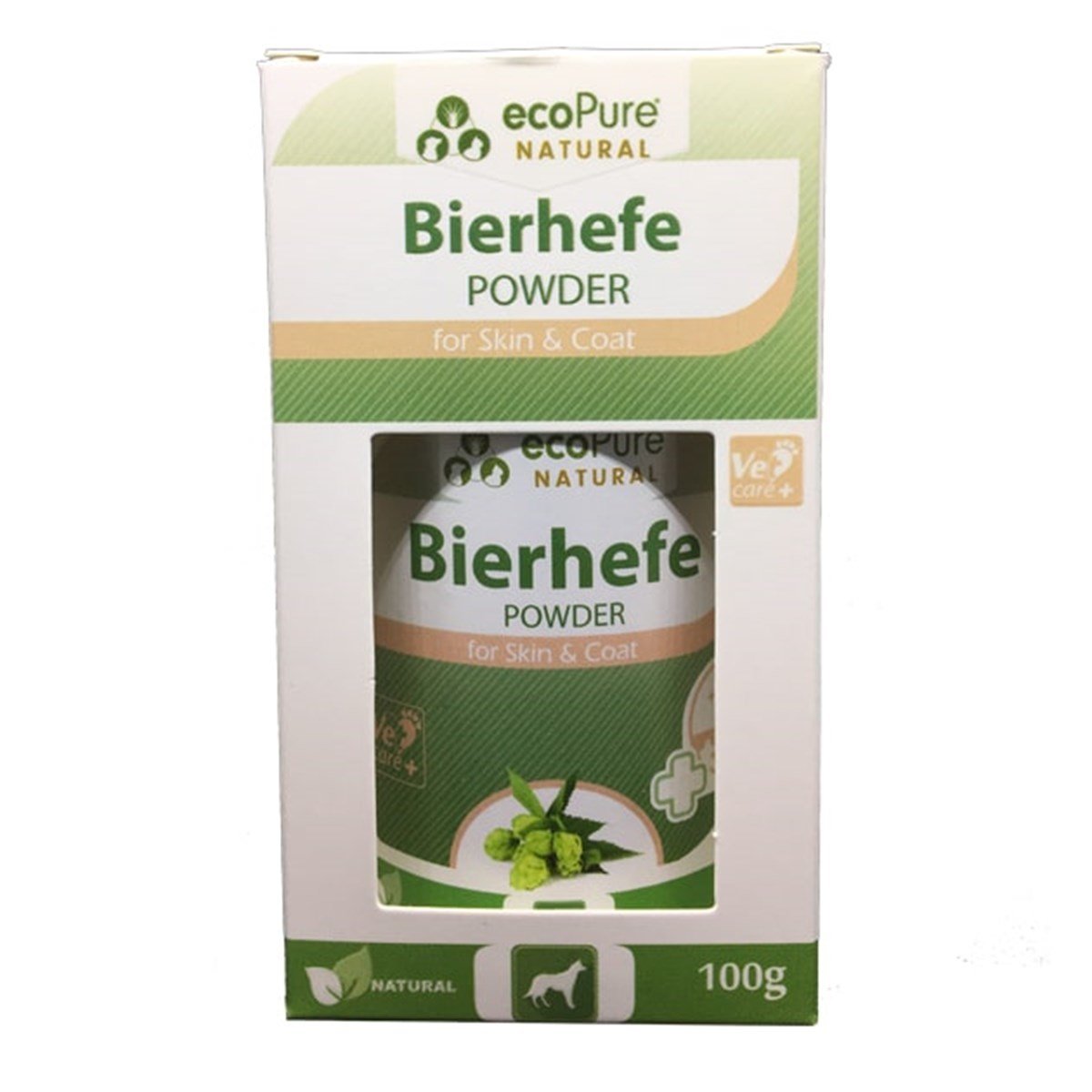 Ecopure Bierhefe Kopek Deri Tuy Bakim Tozu 100gr Petza