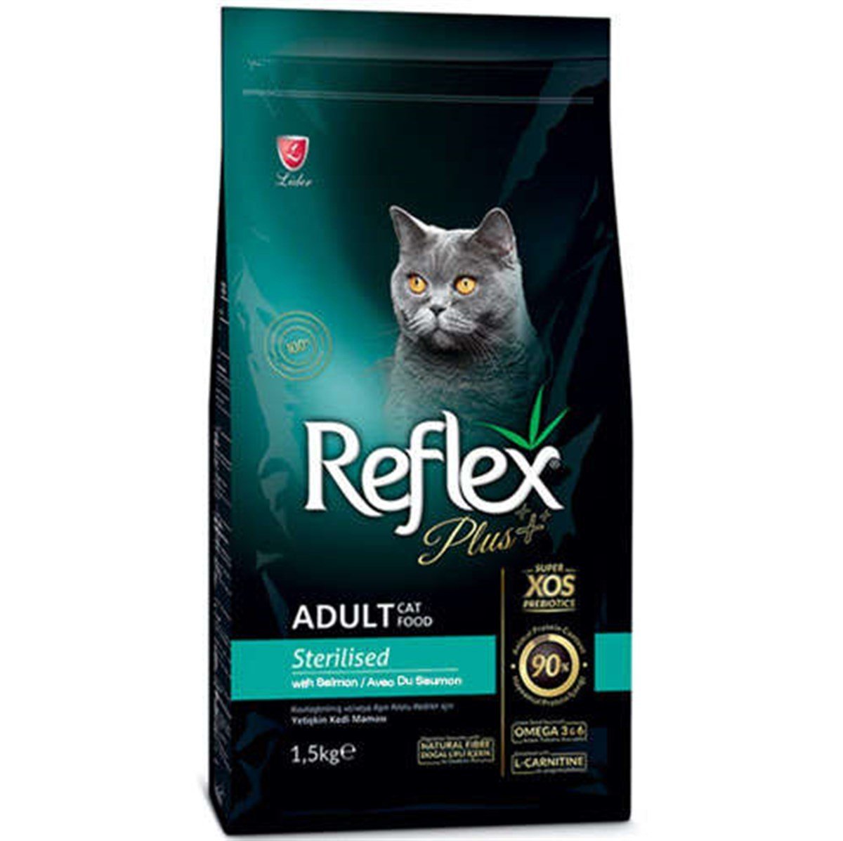 Reflex Plus Somonlu Kısırlaştırılmış Kedi Maması 1.5 Kg Petza