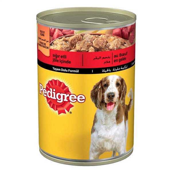 Pedigree Biftekli Joleli Konserve Kopek Mamasi 400 Gr Petza
