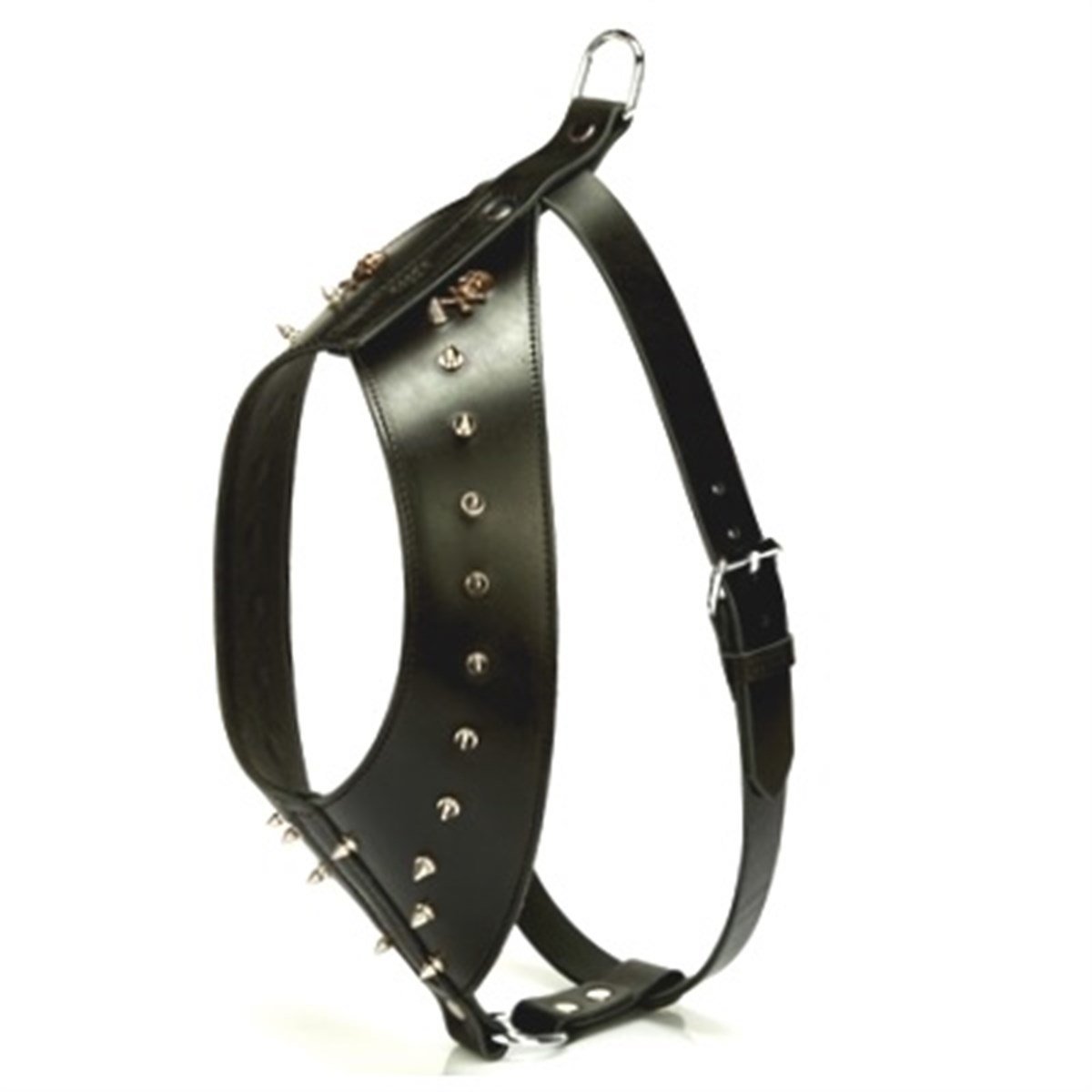 Doggie Gladyator Dikenli Gogus Tasmasi L 2 5x75 80cm Siyah Petza