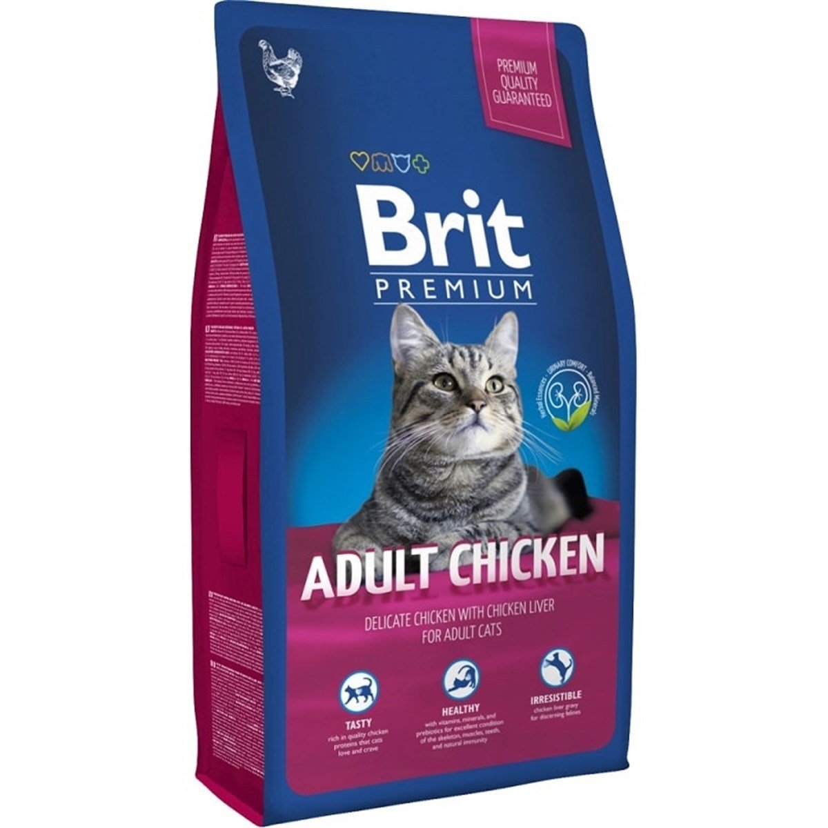 Brit Premium Yetişkin Tavuklu Kedi Maması 8 Kg Petza