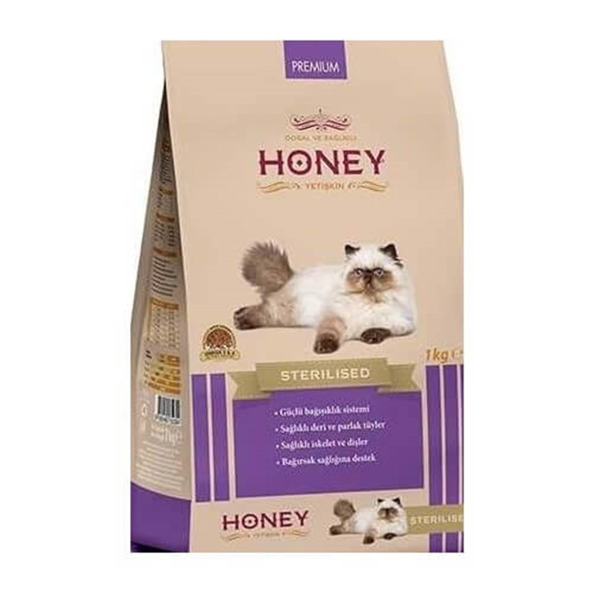 Honey Premium Sterilised Kısırlaştırılmış Yetişkin Kedi Maması 1 Kg Petza
