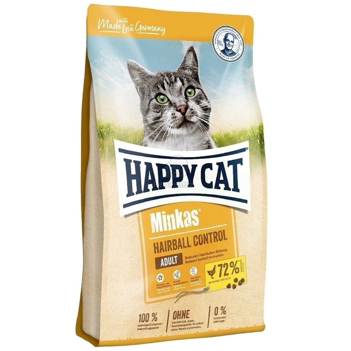 Happy Cat Minkas Hairball Tavuklu Kedi Maması 4 Kg Petza