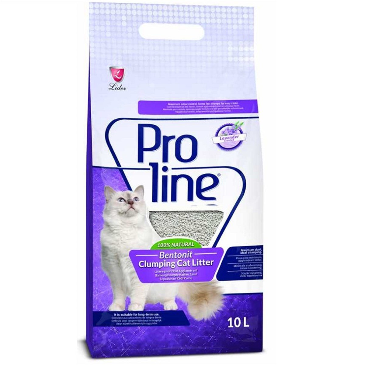 Pro Line Lavanta Kokulu Bentonit Kedi Kumu 10 LT Petza