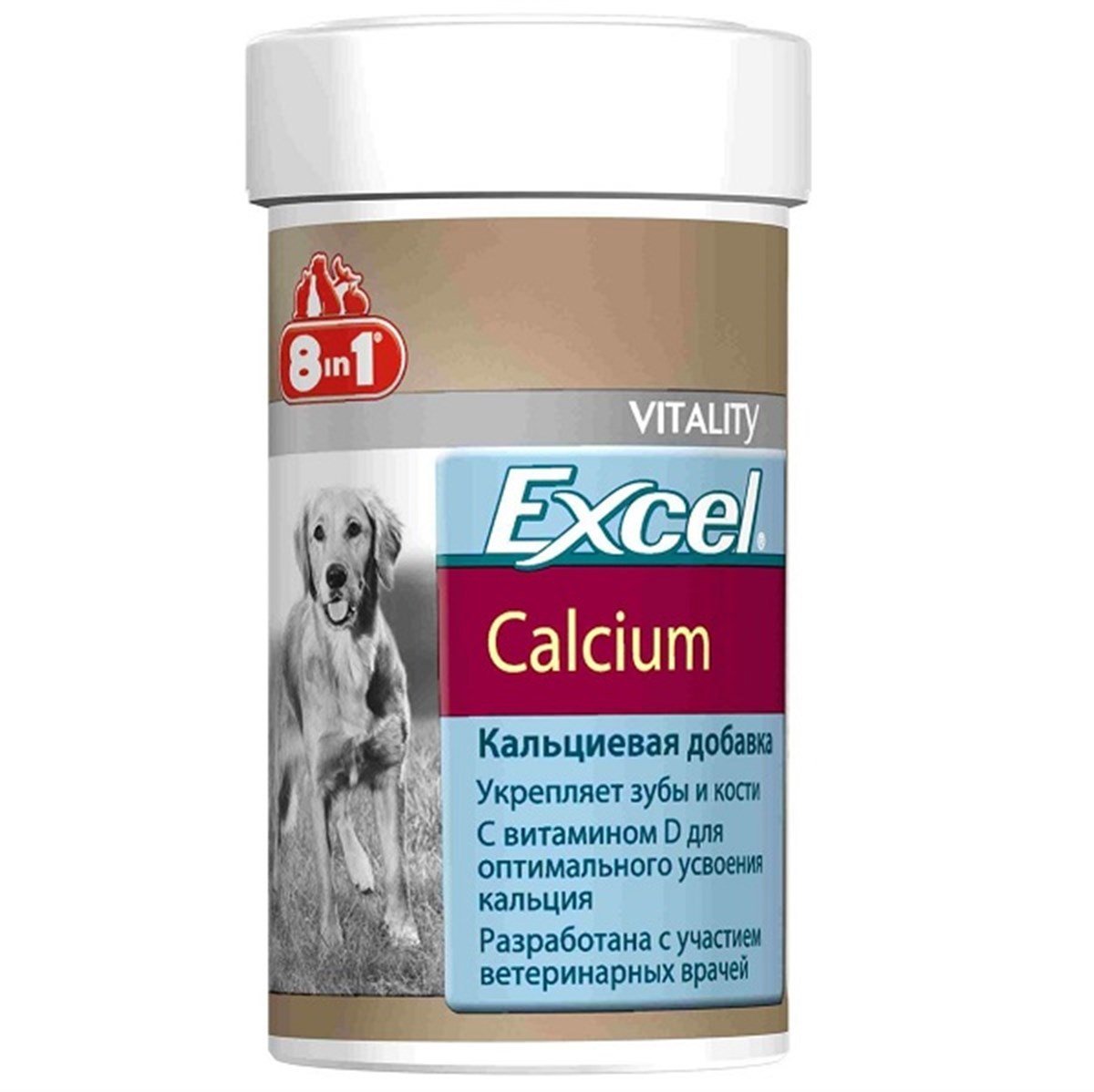 8in1 Excel Calcium Köpek Kalsiyum Tableti 70 Tb Petza