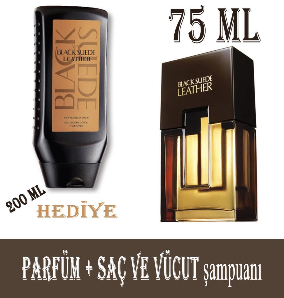 Avon Black Suede Leather Set Erkek Parfum Edt 75 Ml Sac Ve Vucut Sampuani 200 Ml Diger Parfum Ve Deodorantlar 100 Orjinal Parfumler Kozmetikvar Com Kozmetik Parfum Makyaj Cilt Bakimi Sac Bakimi Urun Fiyat