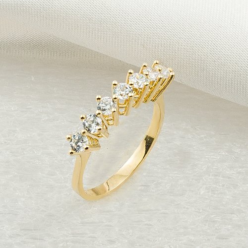 0 30 Karat 7 Tas Pirlanta Yuzuk Fagold