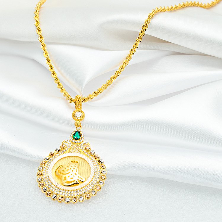favori gold tugrali 14 ayar altin kolye favori tugrali altin kolye