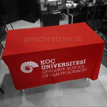 Ozel Kumasa Logo Baskili Masa Ortusu Koc Universitesi Icin Tasarim 0 00 Tl