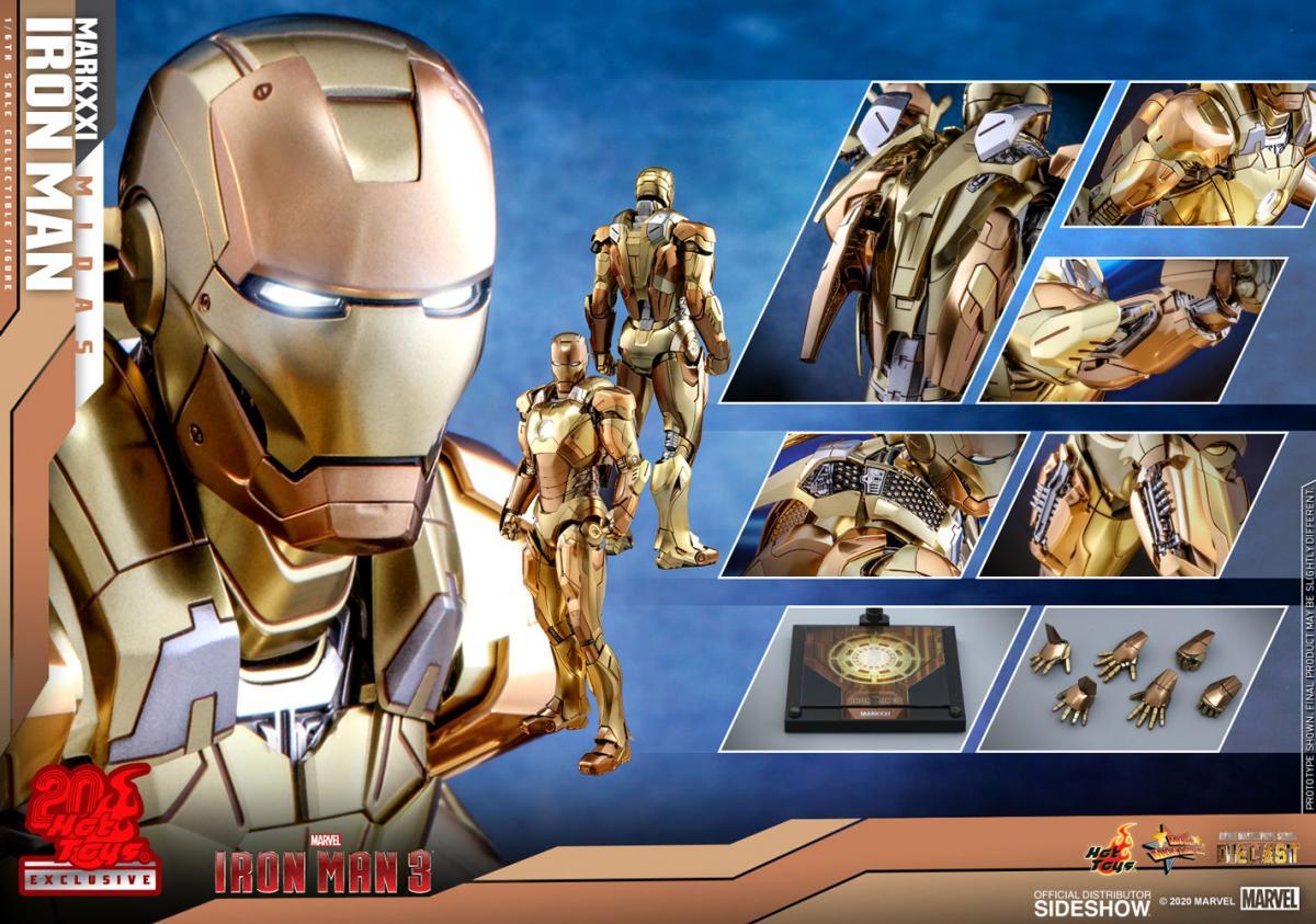 hot toys iron man midas diecast